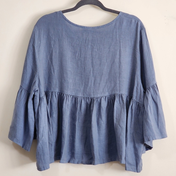 Bryn Walker Linen Button Up Top - Picture 2 of 7